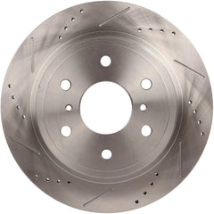 Rear Drilled Slotted Brake Rotors For Cadillac Escalade Chevrolet Avalanche 6B93BC-57 [4]