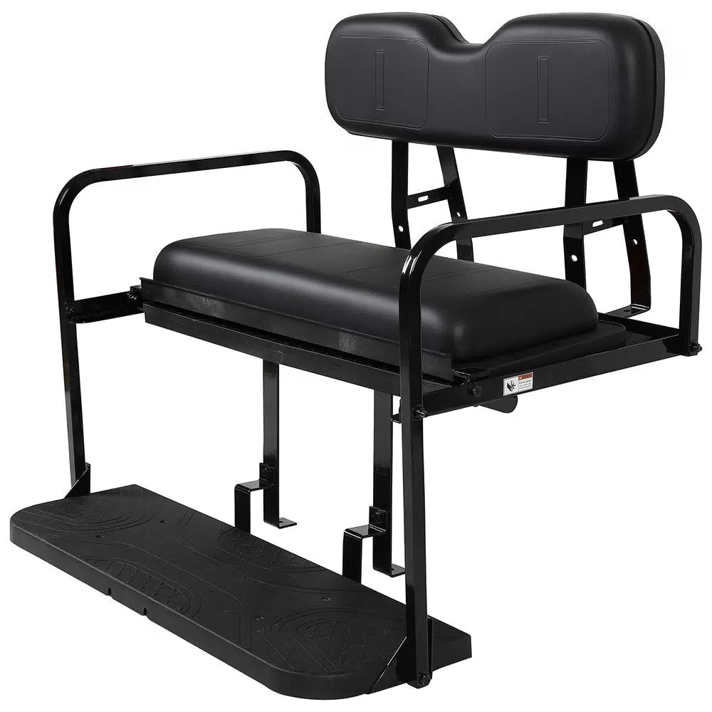 Rear Flip Seat for EZGO TXT Golf Carts Black Cushions 1994.5-Up 6B93BC-57 [7]