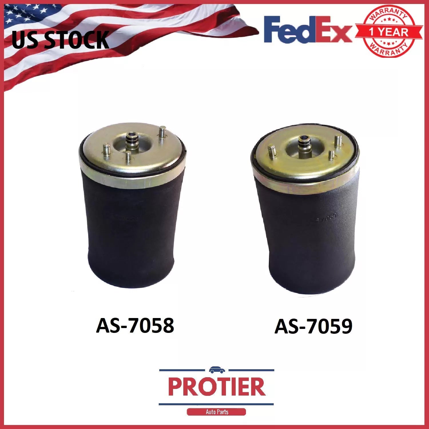 Rear LH +RH Air Ride Spring Bag for 00-06 Compatible for BMW X5 E53 6B93BC-57 [1]