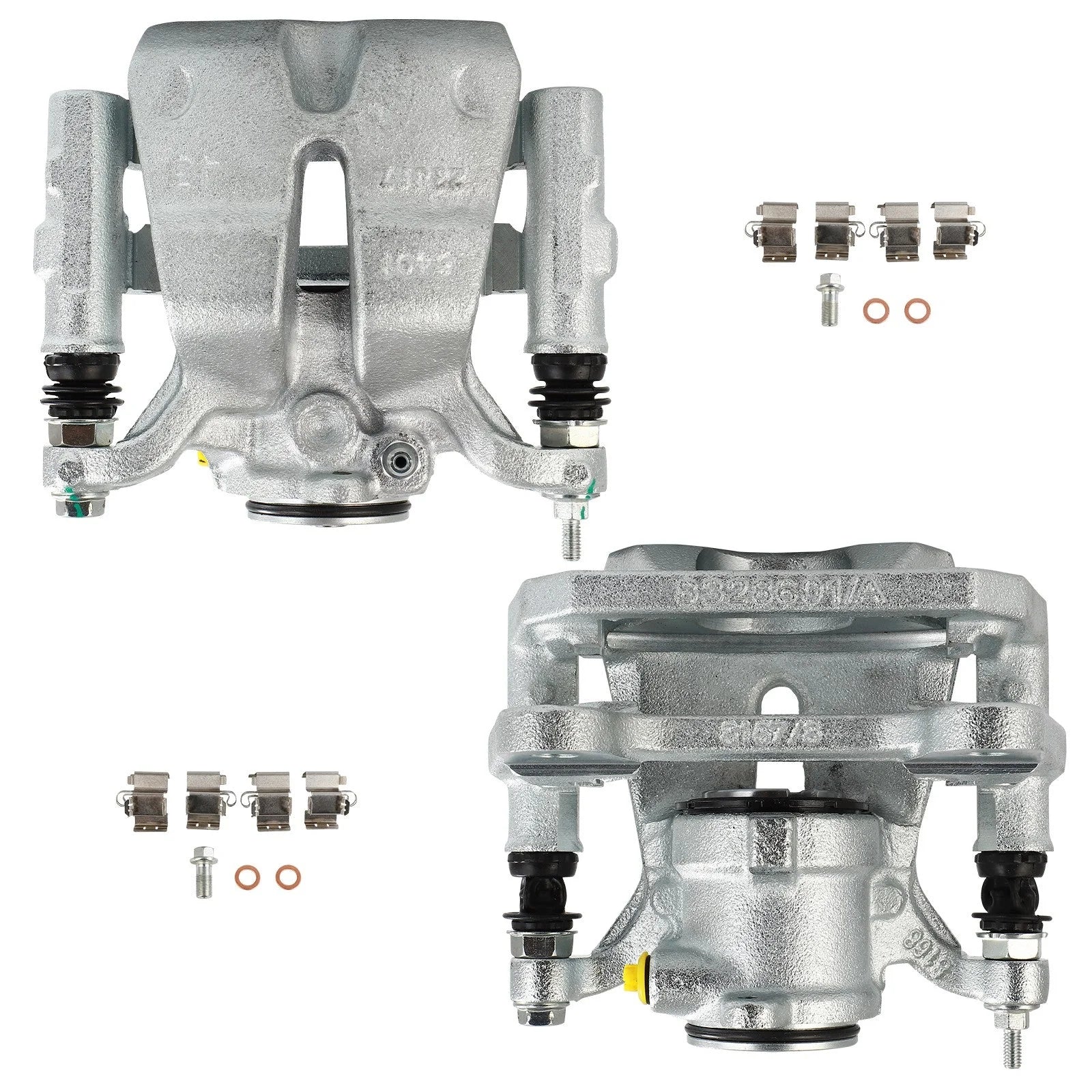 Rear Left Right Brake Calipers 2Pcs For 2014-2021 Jeep Cherokee 18B5493 18B5492 6B93BC-57 [2]