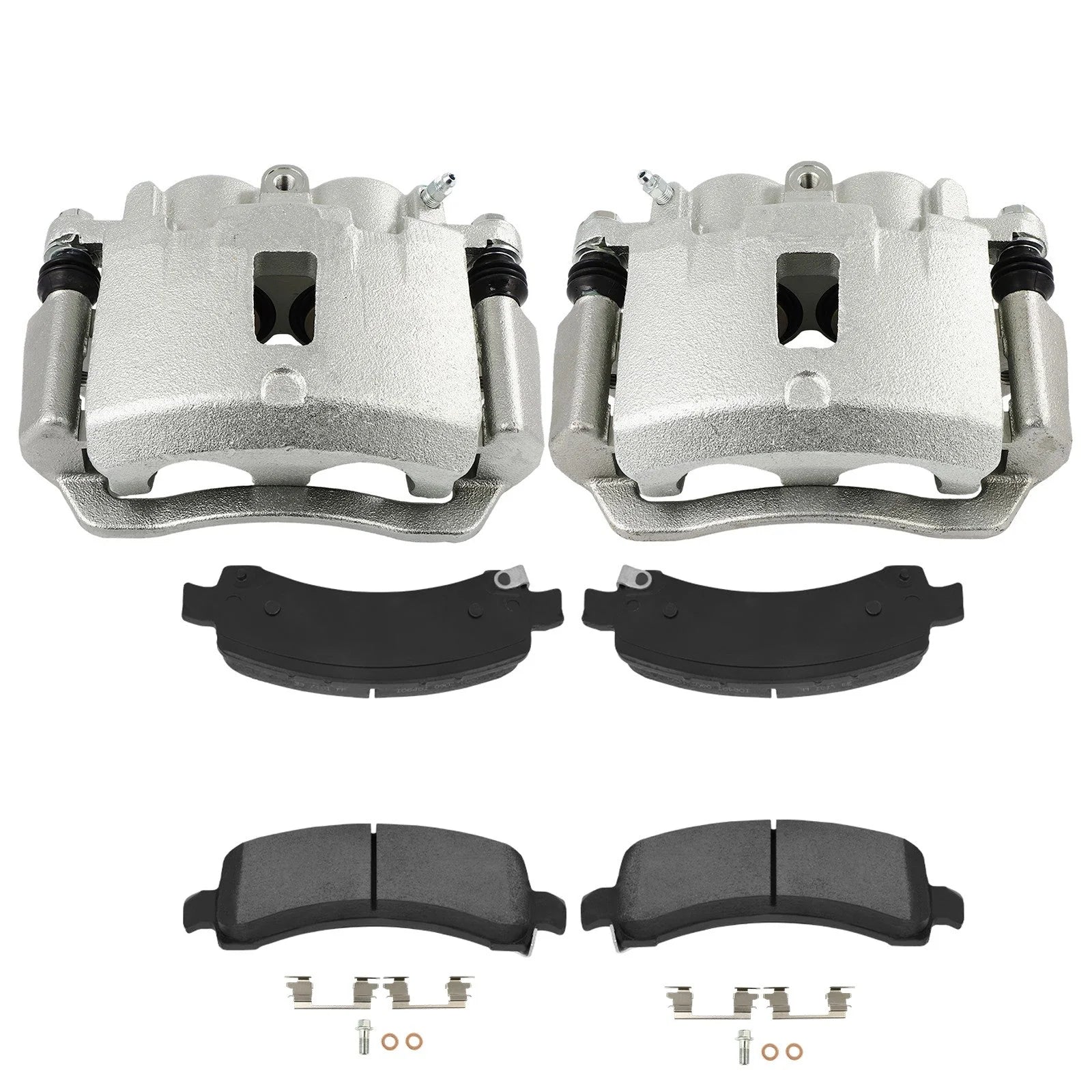 Rear Left Right Brake Calipers Brake Pads Set 6Pcs For 2003-2020 GMC Savana 2500 6B93BC-57 [1]