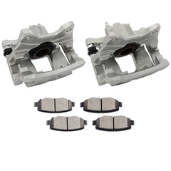Rear Left Right Brake Calipers Brake Pads Set 6Pcs For 2007-2011 Dodge Nitro 6B93BC-57 [2]