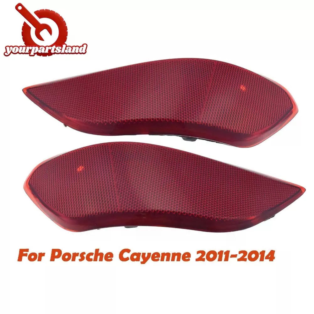 Rear Left Right Bumper Trim Reflector Red For Porsche Cayenne 11-14 95863110500 6B93BC-57 [1]