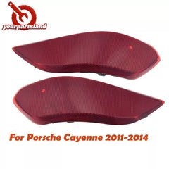 Rear Left Right Bumper Trim Reflector Red For Porsche Cayenne 11-14 95863110500 6B93BC-57 [1]