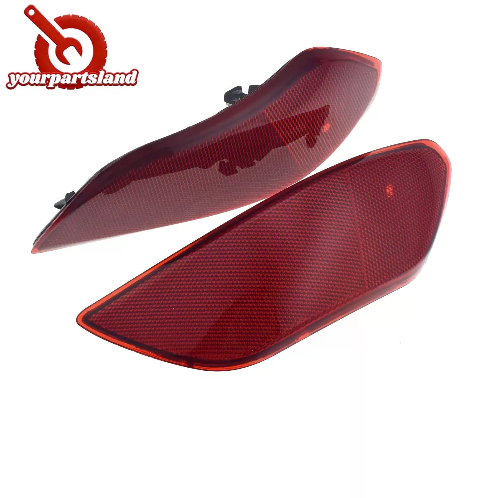 Rear Left Right Bumper Trim Reflector Red For Porsche Cayenne 11-14 95863110500 6B93BC-57 [2]