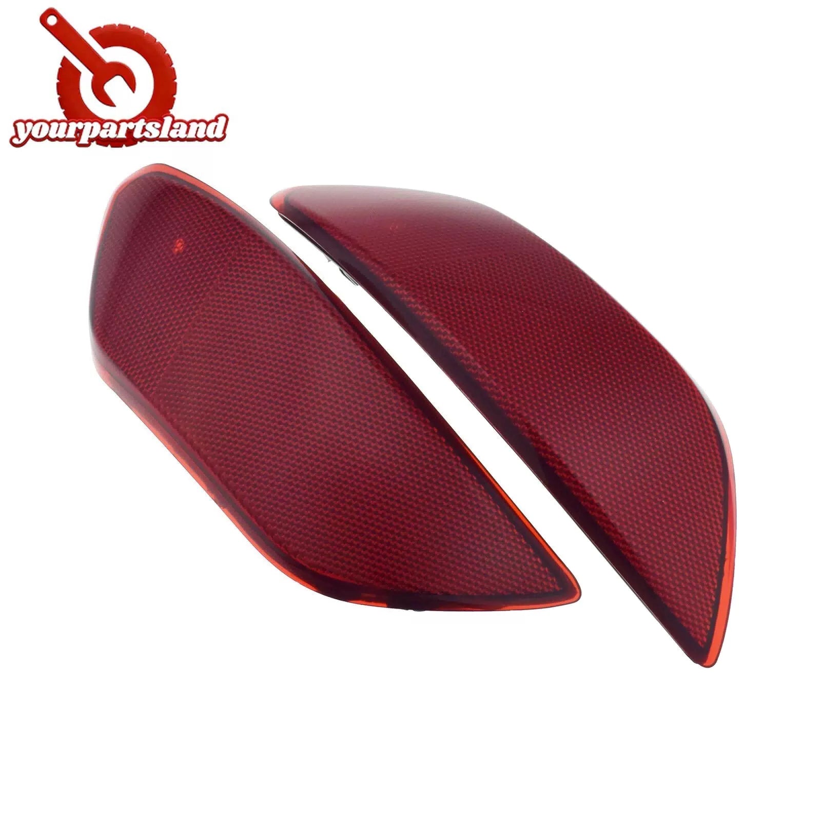 Rear Left Right Bumper Trim Reflector Red For Porsche Cayenne 11-14 95863110500 6B93BC-57 [6]