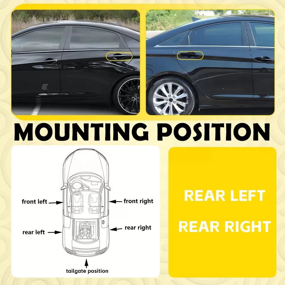 Rear Left Right Exterior Door Handle For 2011-2015 Hyundai Sonata 82651-3S000 EA 6B93BC-57 [5]