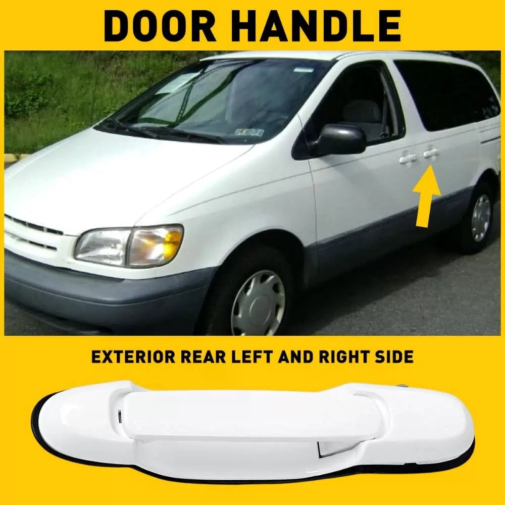 Rear Left Right Sliding Door for Handle 1998-2003 Toyota Sienna 040 White EOA 6B93BC-57 [11]