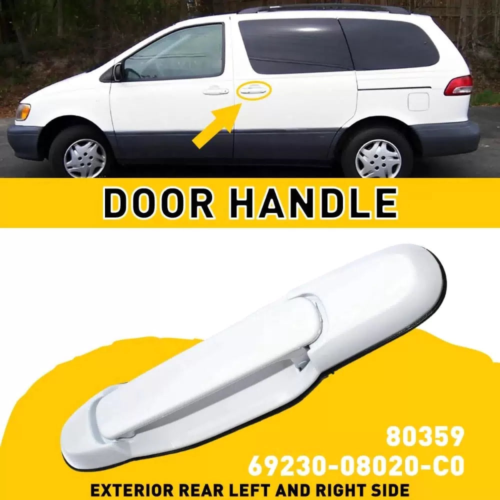 Rear Left Right Sliding Door for Handle 1998-2003 Toyota Sienna 040 White EOA 6B93BC-57 [9]