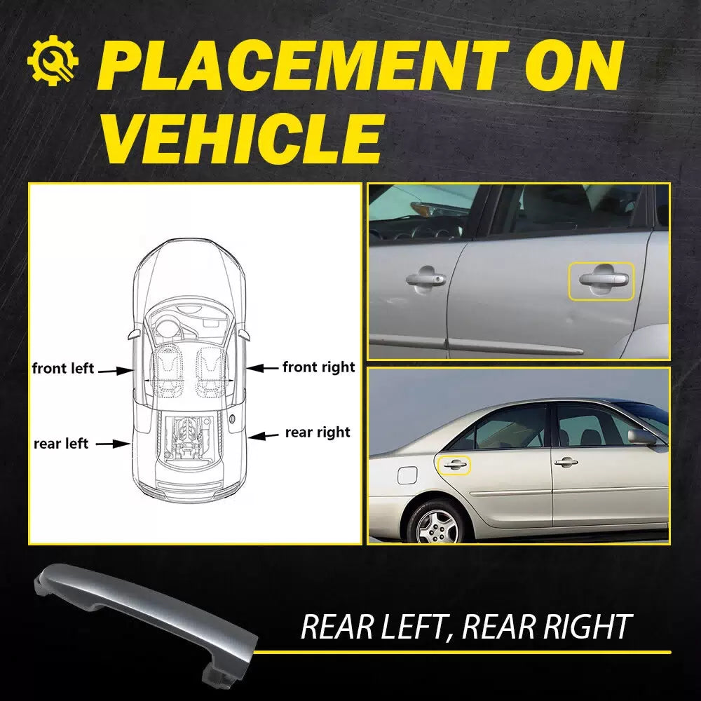 Rear Left or Right Outside Door Handle For Toyota Camry Corolla RAV4 1G3 Gray EA 6B93BC-57 [7]