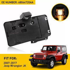 Rear License Plate Holder w/ Light Tag Bracket For Jeep Wrangler JK JKU 07-17 EA 6B93BC-57 [1]