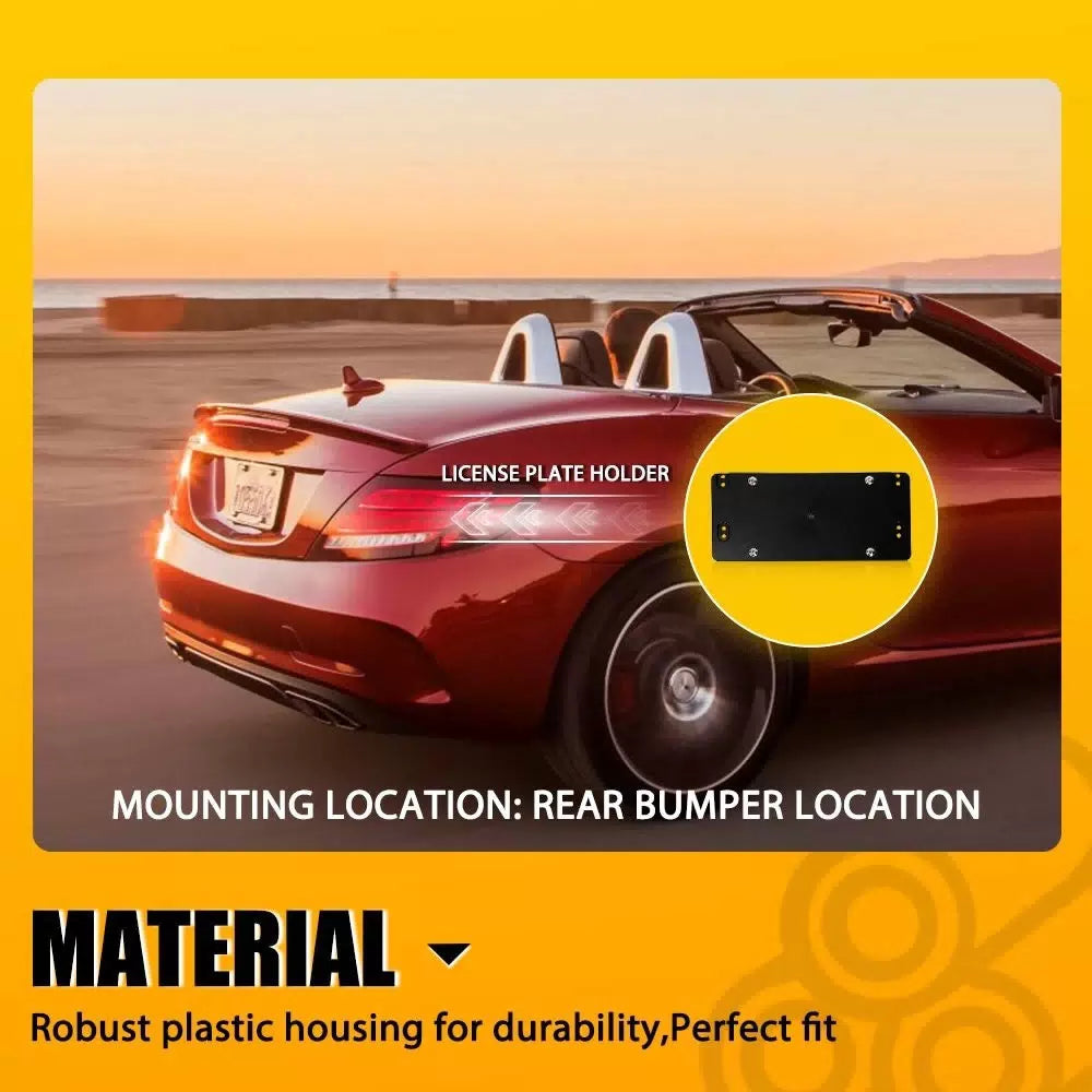 Rear License Plate Mount Bracket for Mercedes-Benz C-Class C200 250 300 C63 EOA 6B93BC-57 [6]