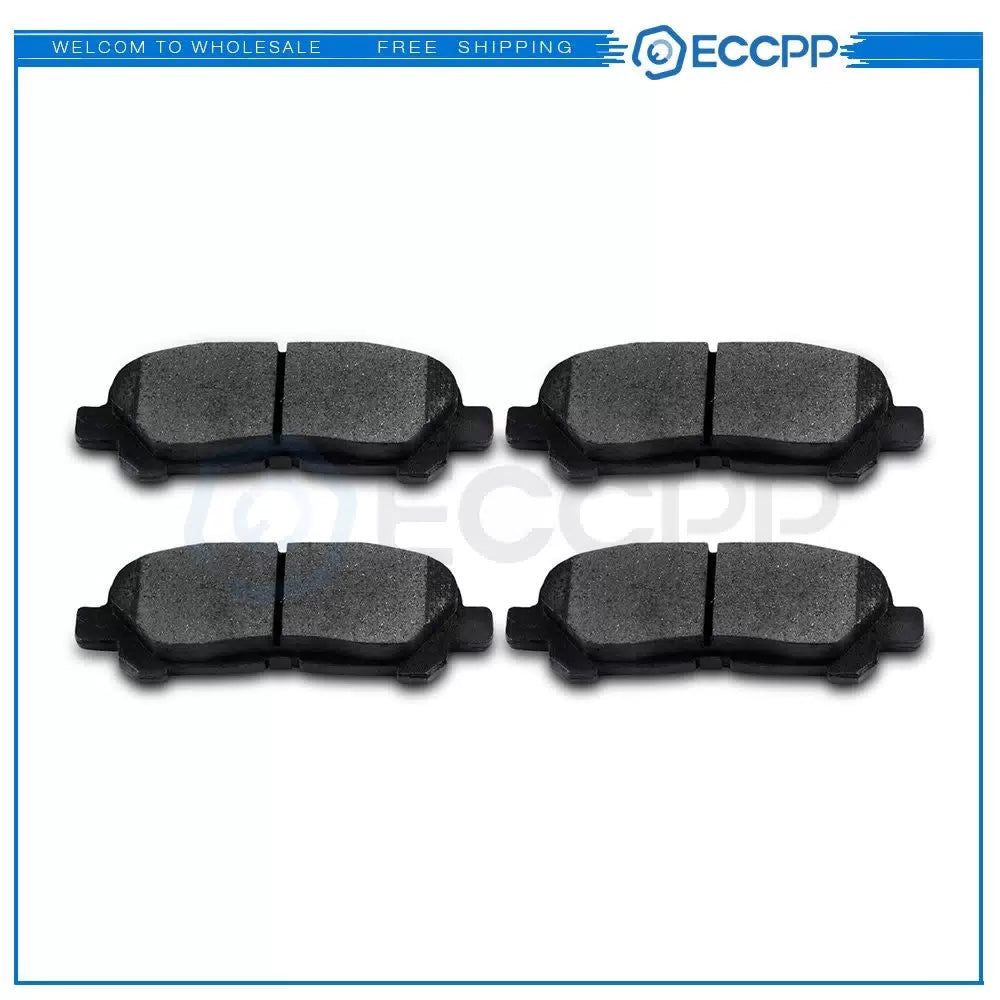 Rear Metallic Brake Pads 4Pcs For 2008 - 2010 2011 2012 2013 Toyota Highlander 6B93BC-57 [1]