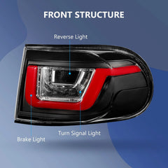Rear Pair LED Tail Lights Assembly For 2007-2014 Toyota FJ Cruiser 4.0L 6B93BC-57 [2]