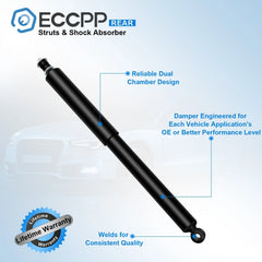 Rear Pair Struts Shocks For 1996-2005 Toyota RAV4 AWD FWD Left Right ECCPP 6B93BC-57 [3]