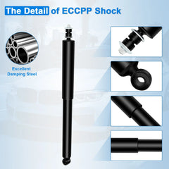 Rear Pair Struts Shocks For 1996-2005 Toyota RAV4 AWD FWD Left Right ECCPP 6B93BC-57 [4]