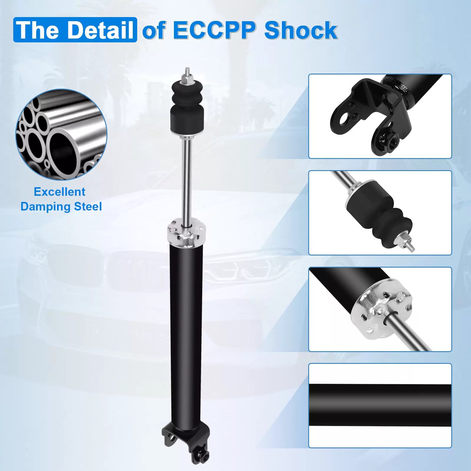 Rear Pair Struts Shocks For 2007-2017 Nissan Altima Left Right ECCPP ECCPP [4]