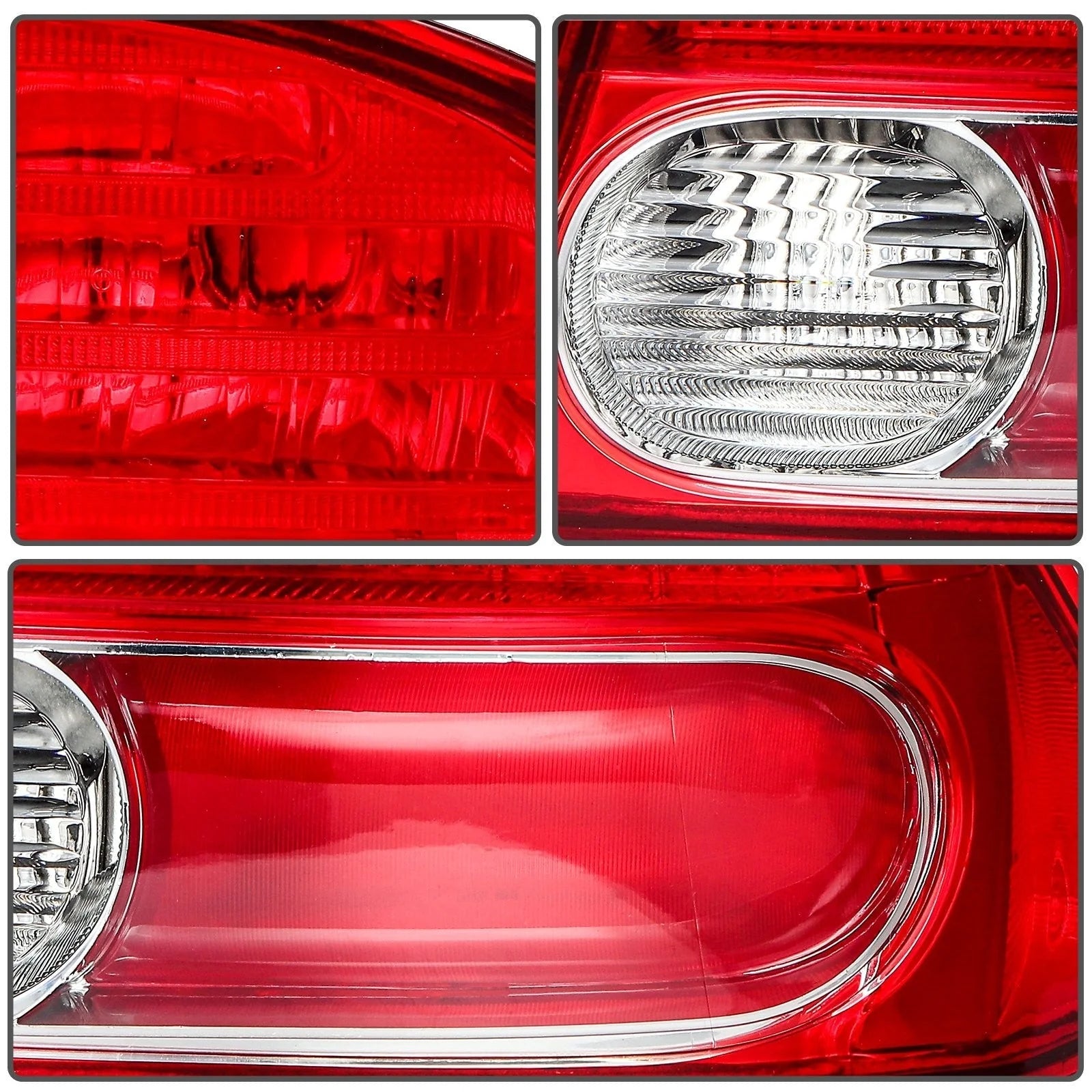 Rear Pair Tail Lights Assembly For 2009-2011 Honda Civic 1.8L 2.0L Brake Lamp 6B93BC-57 [9]