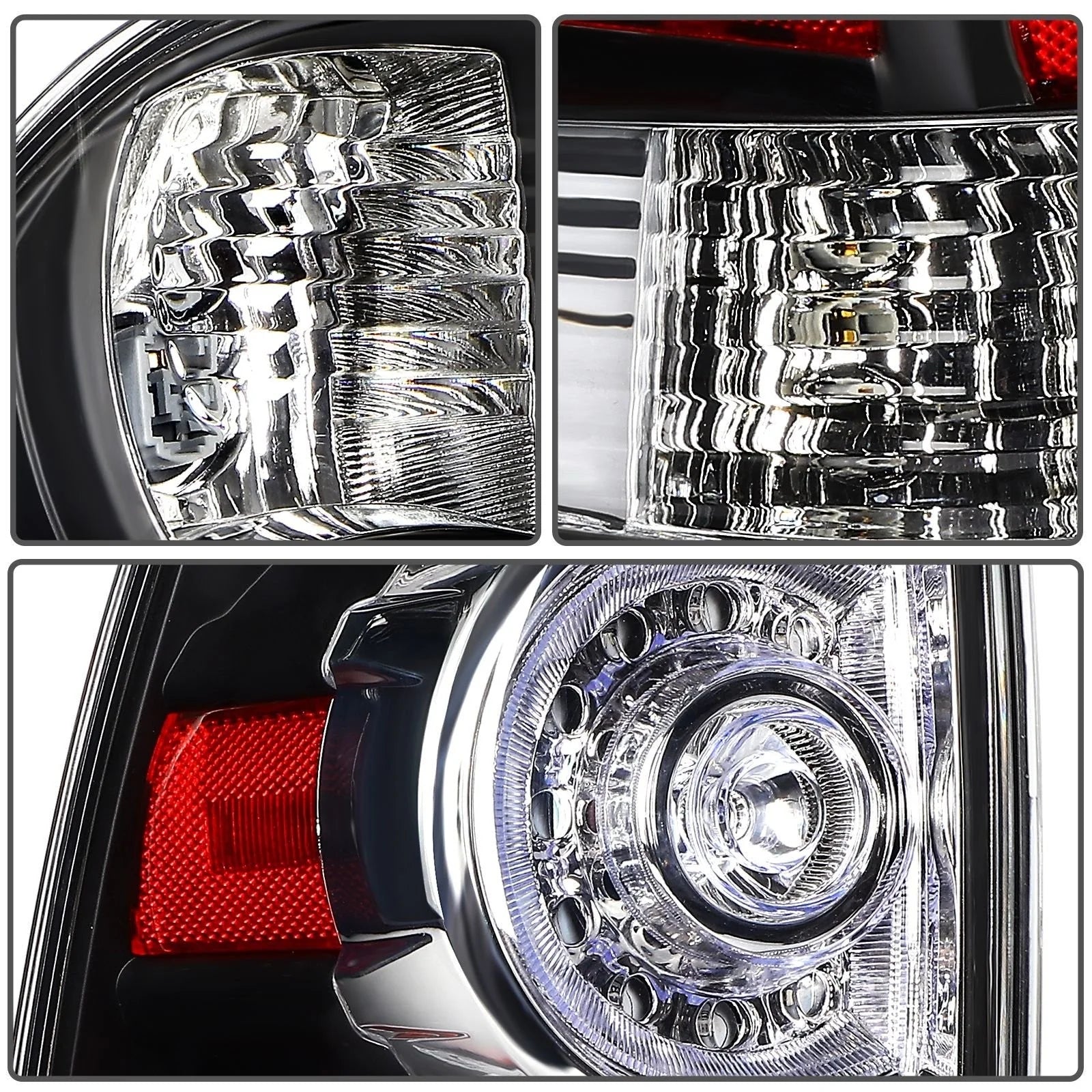 Rear Pair Tail Lights Assembly For Toyota Tacoma 2.7L 4.0L 2005-2015 Red Housing 6B93BC-57 [8]