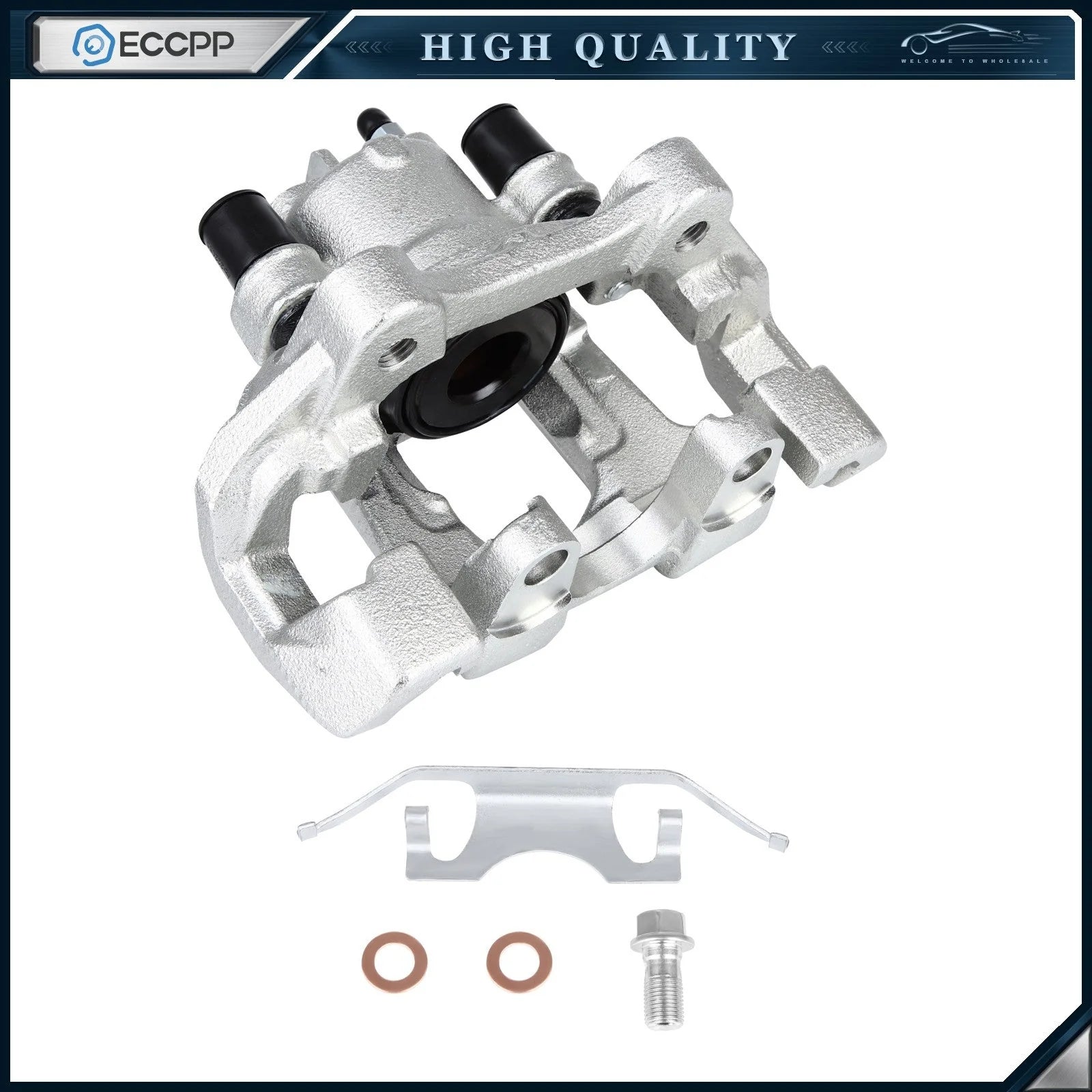 Rear Right Brake Caliper 1Pc Set Zinc For 2011-2018 Dodge Durango 18B5301 6B93BC-57 [1]