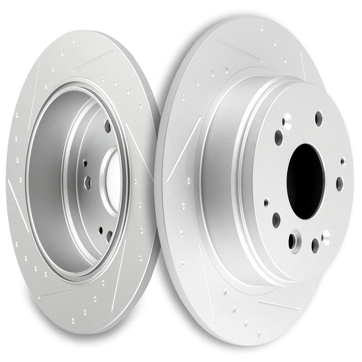 Rear Slotted Brake Discs Rotors Pair Fits for 1999-2008 Acura TL?1999-2012 Honda 6B93BC-57 [1]