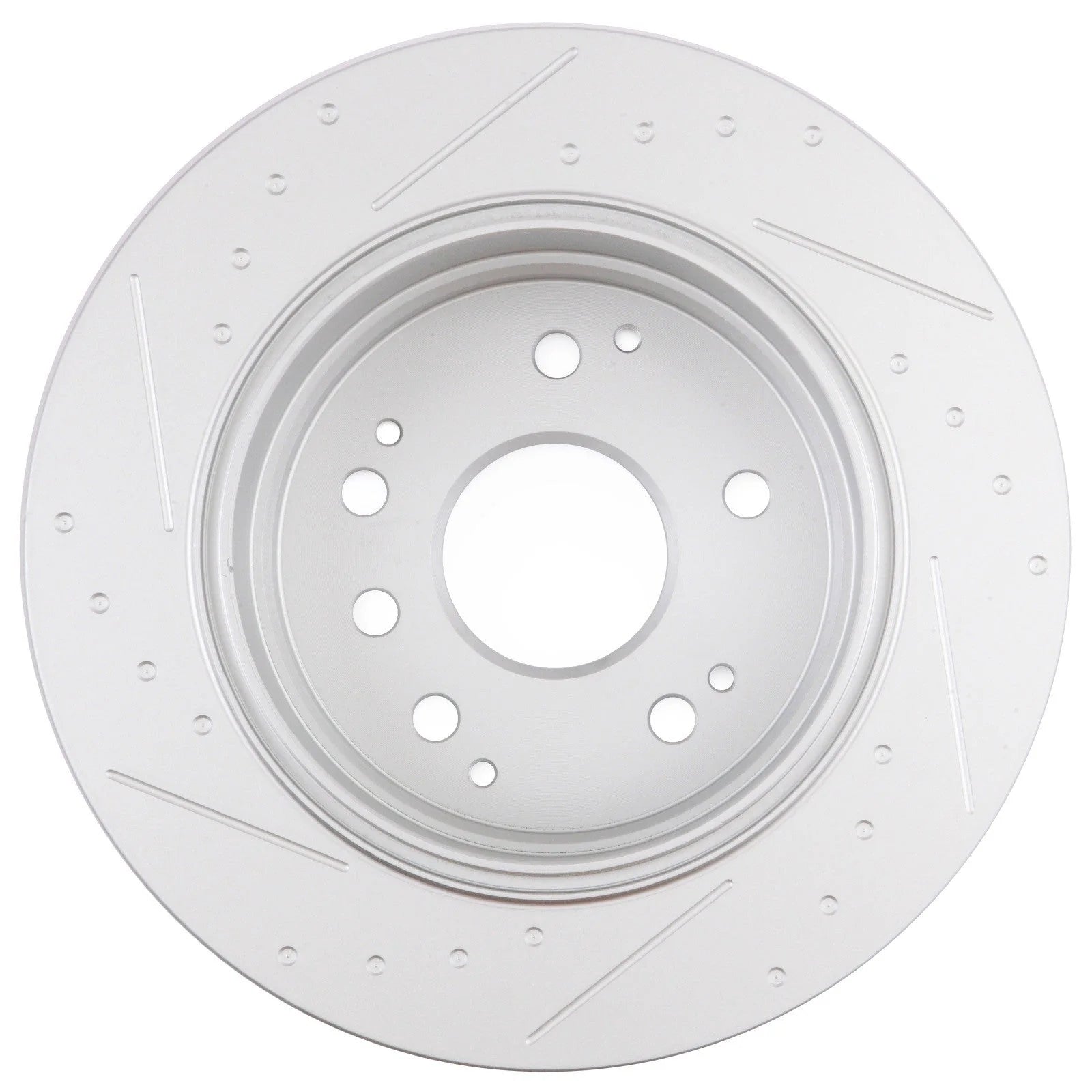 Rear Slotted Brake Discs Rotors Pair Fits for 1999-2008 Acura TL?1999-2012 Honda 6B93BC-57 [2]