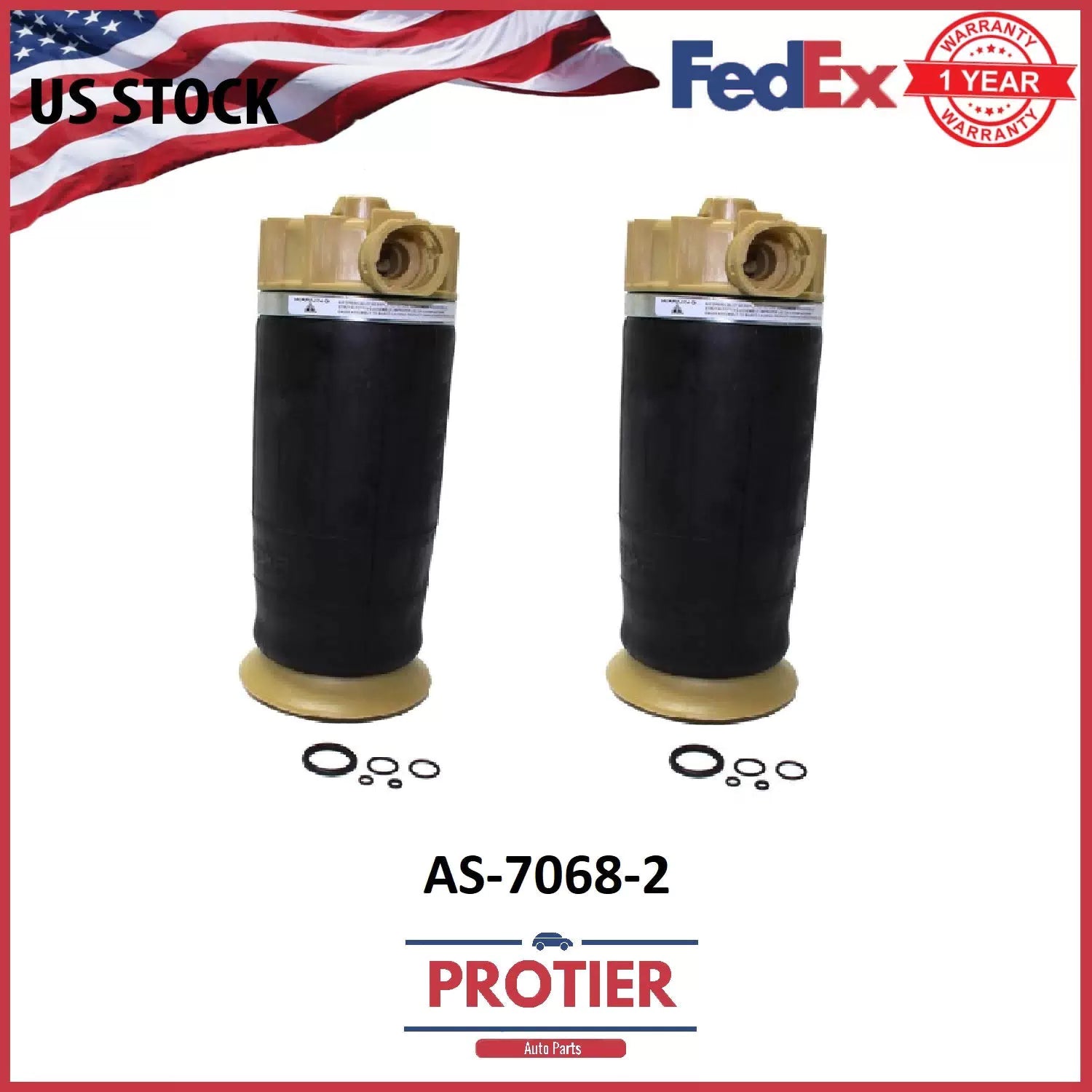 Rear Suspension Air Spring Fits 1995-2003 Ford Windstar 6B93BC-57 [1]