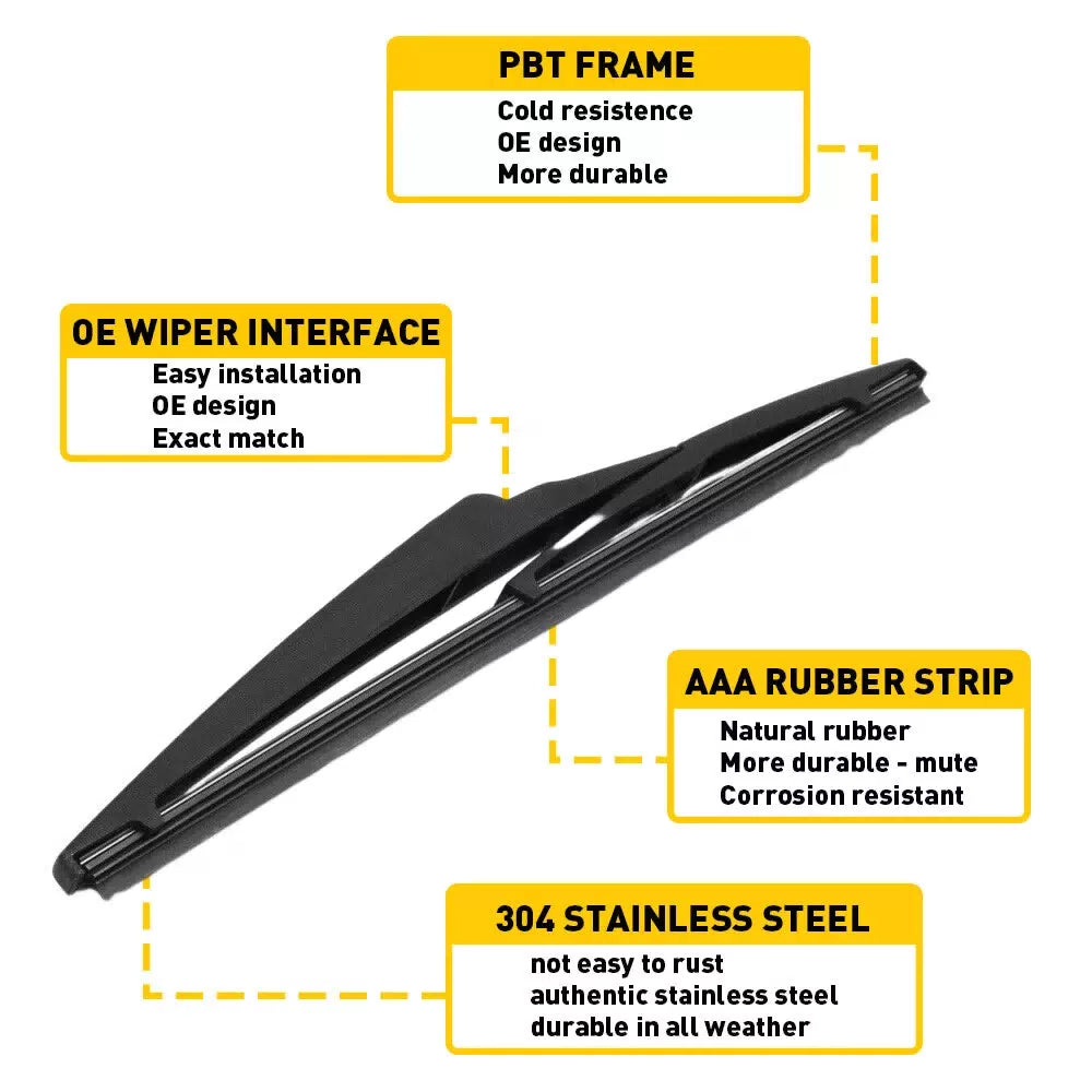 Rear Windshield Wiper Arm Blade For 2001 2002 2003 2004-2007 Toyota Highlander 6B93BC-57 [4]