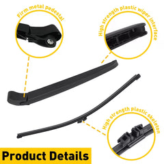 Rear Windshield Wiper Arm &Blade For 2007 2008 2009 2010-2013 BMW X5 61627161029 6B93BC-57 [3]