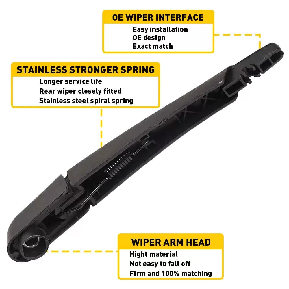 Rear Wiper Windshield Arm & Blade for 12-20 Chevrolet Sonic 1.4L 1.8L 95016790 6B93BC-57 [5]