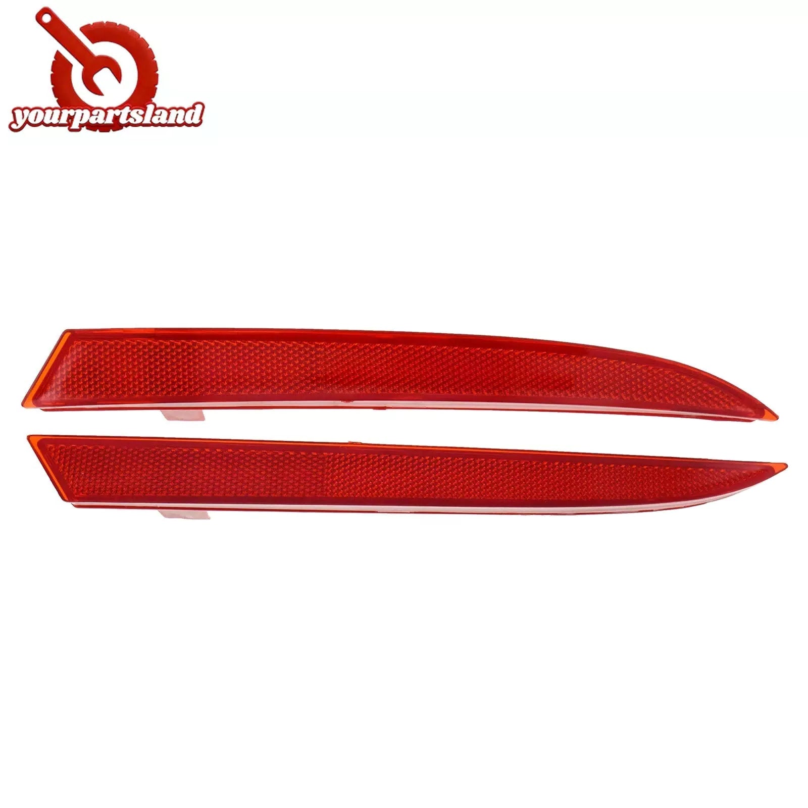 Red Lens Rear Bumper Reflectors Left & Right For Honda Accord Sedan 2013- 2015 6B93BC-57 [8]