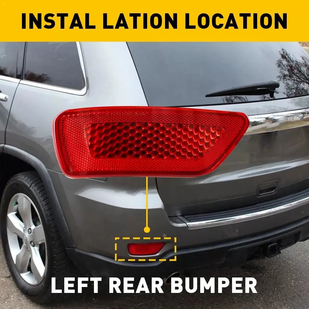 Reflector Light Rear Driver Side Bumper For Jeep Grand Cherokee 2011-2018 EOA 6B93BC-57 [5]