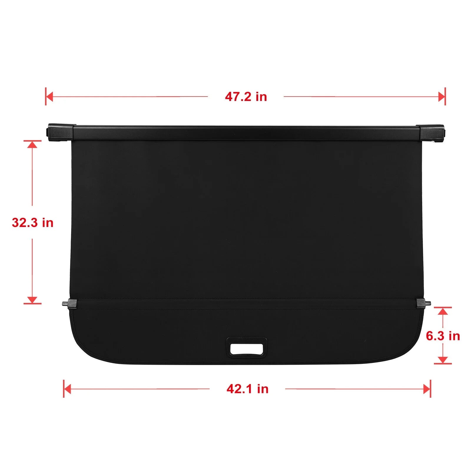 Retractable Rear Cargo Cover For 2015 2016 2017 2018 2019 Lincoln MKC 2.0L 2.3L 6B93BC-57 [2]