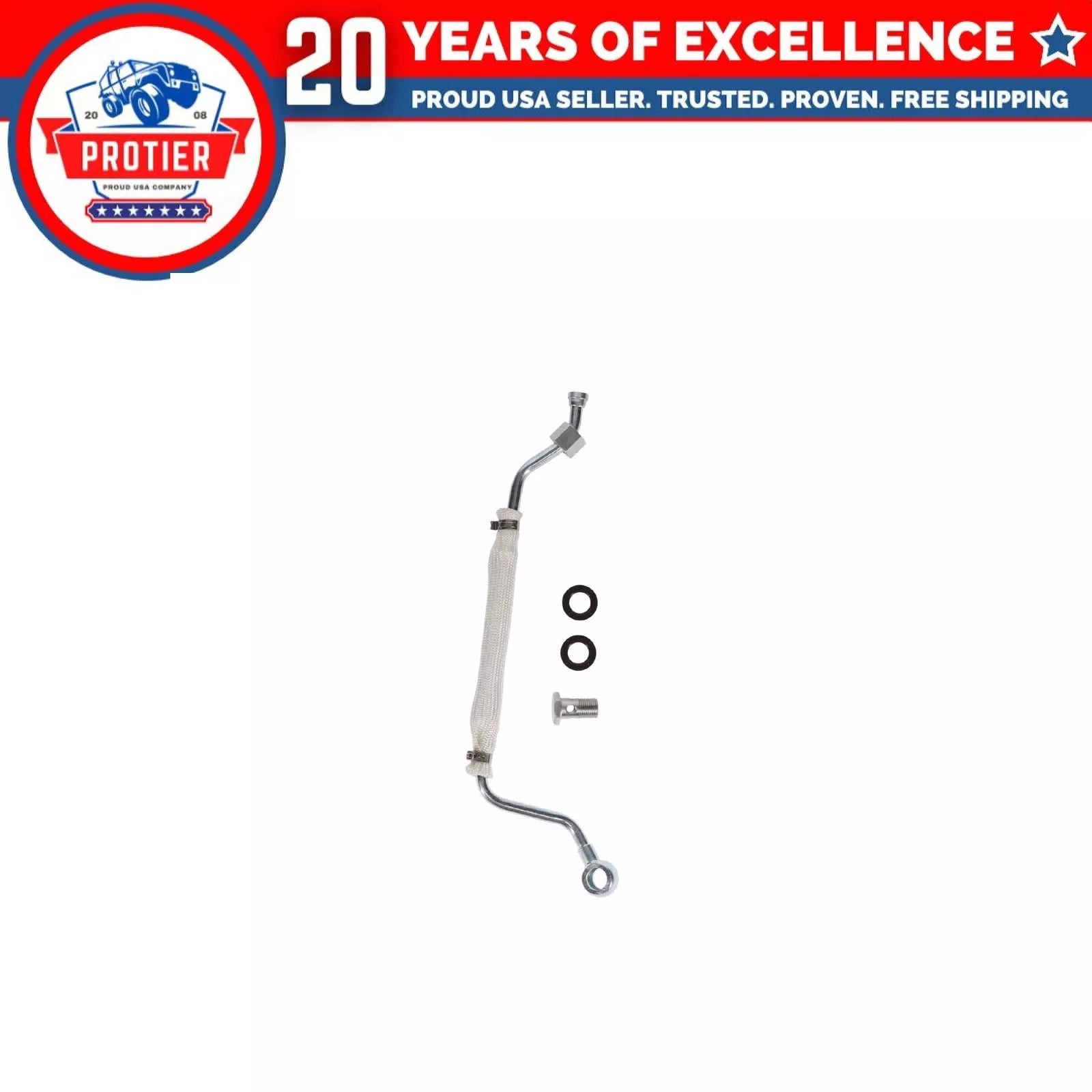 Return Turbocharger Oil Supply Line Fits Ram 2500 3500 4500 (Medium/Heavy 6B93BC-57 [1]