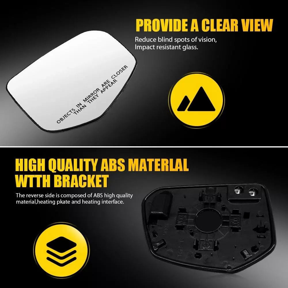Right Passenger Heated Mirror Glass For 2016-2021 Honda Civic w/Backing Plate EA 6B93BC-57 [9]