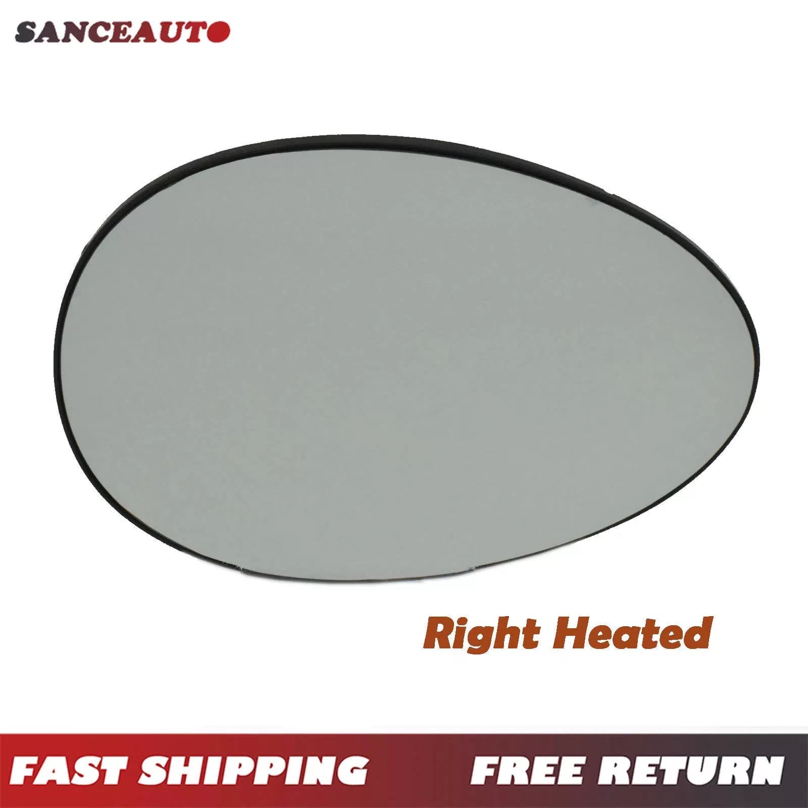 Right Passenger Mirror Glass Heated w/ Backing Plate for BMW Mini Cooper R55 R56 6B93BC-57 [1]