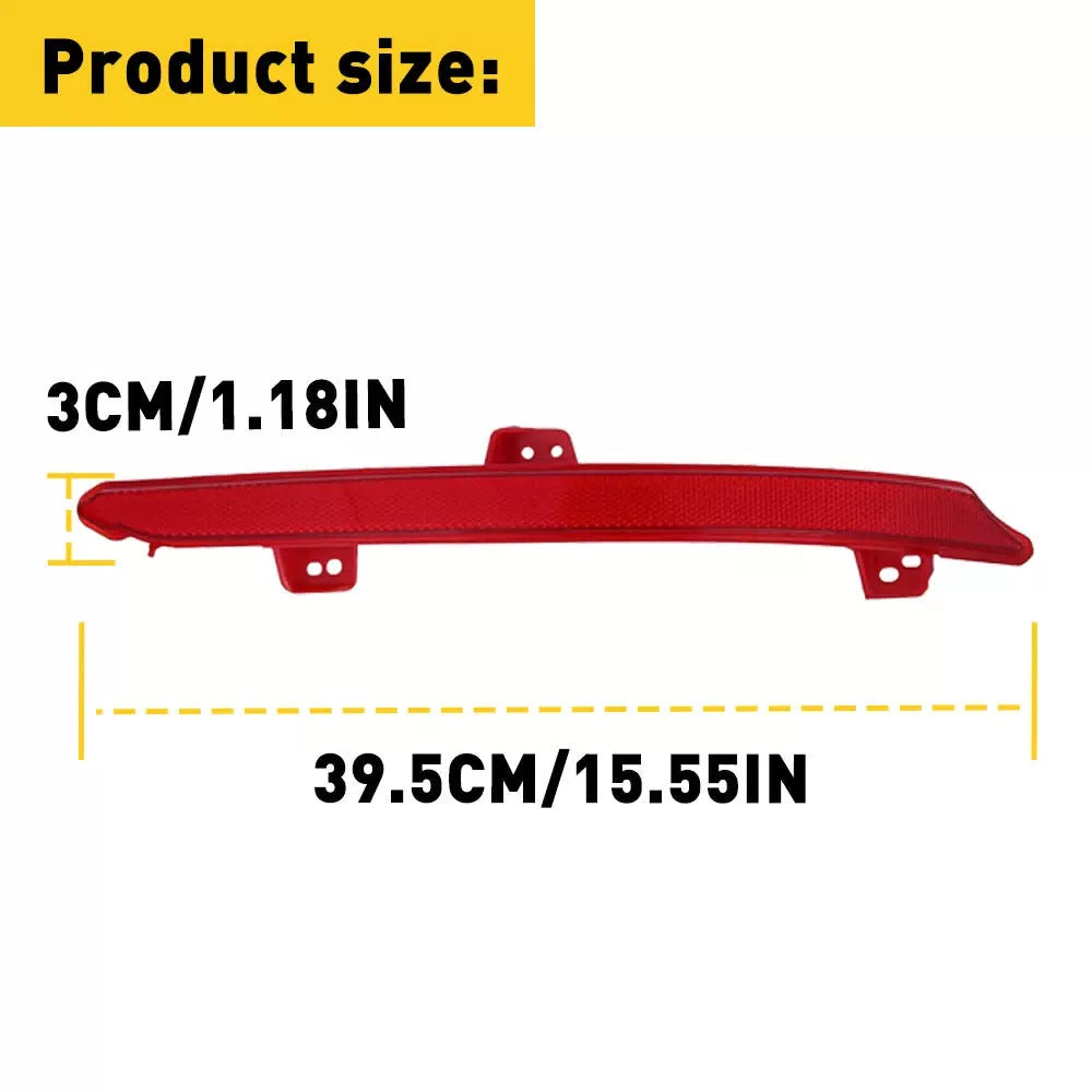 Right Passenger Side Red Rear Bumper Reflector for 18-22 Honda Accord HO1185113 6B93BC-57 [3]