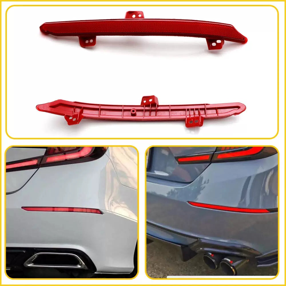Right Passenger Side Red Rear Bumper Reflector for 18-22 Honda Accord HO1185113 6B93BC-57 [7]