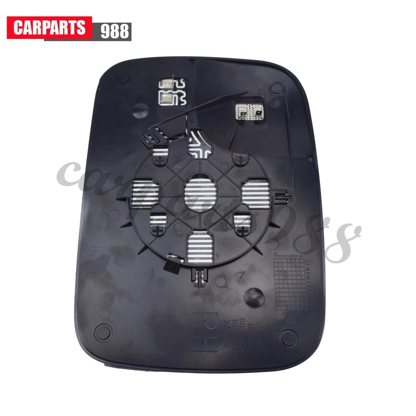 Right Side Door Mirror Glass Power Heated for 2005-2009 Dodge Ram 1500 2500 3500 6B93BC-57 [9]