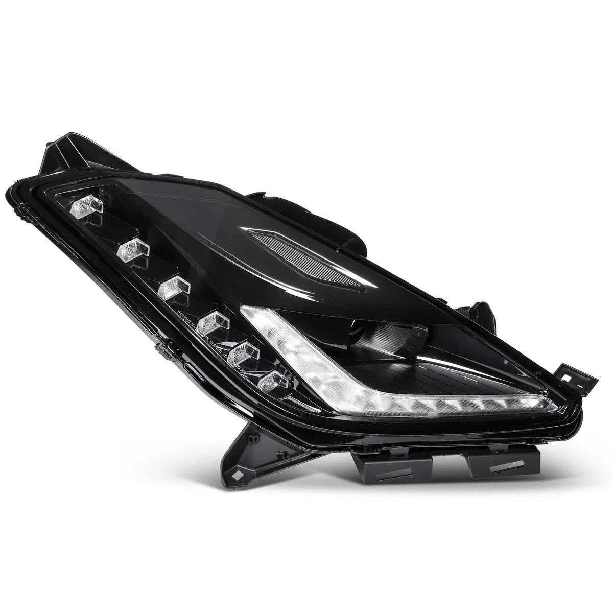 Right Side Headlight Assembly For 2014-2019 Chevrolet Corvette 6.2L Black 6B93BC-57 [1]