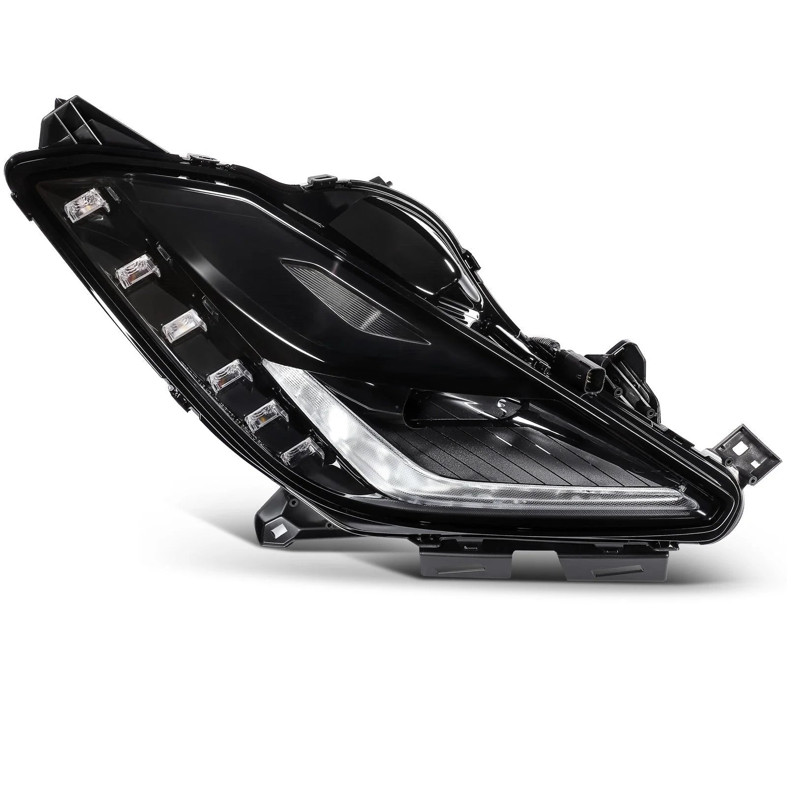Right Side Headlight Assembly For 2014-2019 Chevrolet Corvette 6.2L Black 6B93BC-57 [2]