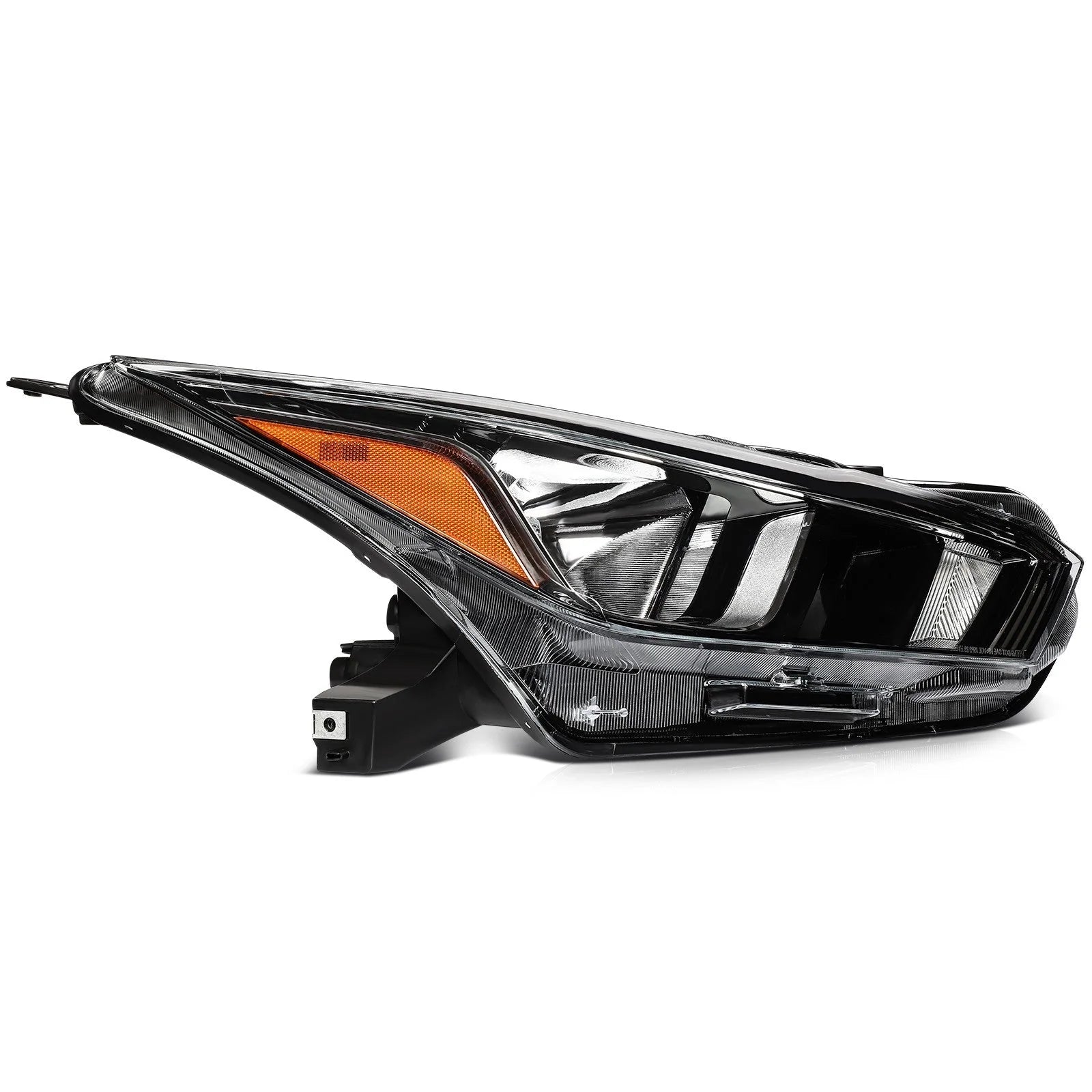 Right Side Headlight For 2020-2021 Nissan For Versa S SV 1.6L Black Amber 6B93BC-57 [6]