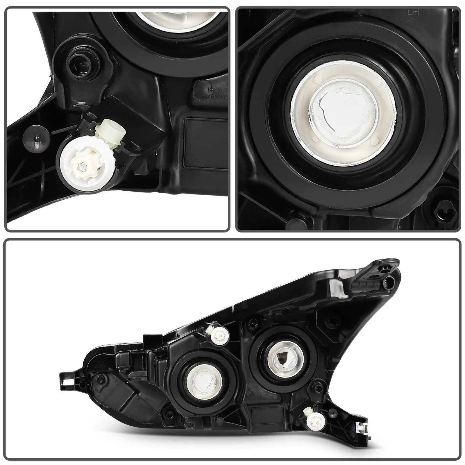Right Side Headlight For 2020-2021 Nissan For Versa S SV 1.6L Black Amber 6B93BC-57 [8]
