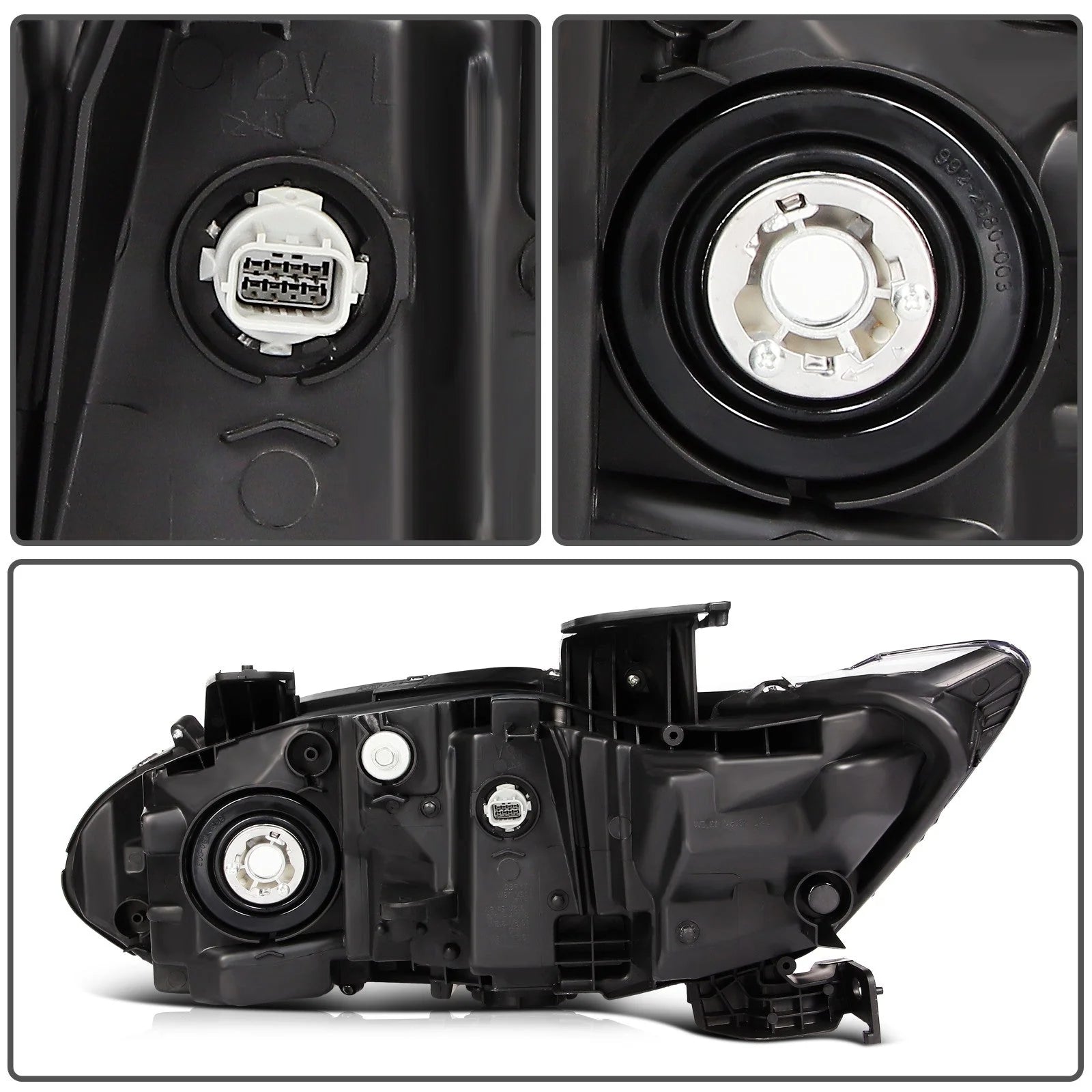 Right Side LED Headlight For 2018-2019 Honda Accord 1.5L 2.0L Black Amber 6B93BC-57 [9]