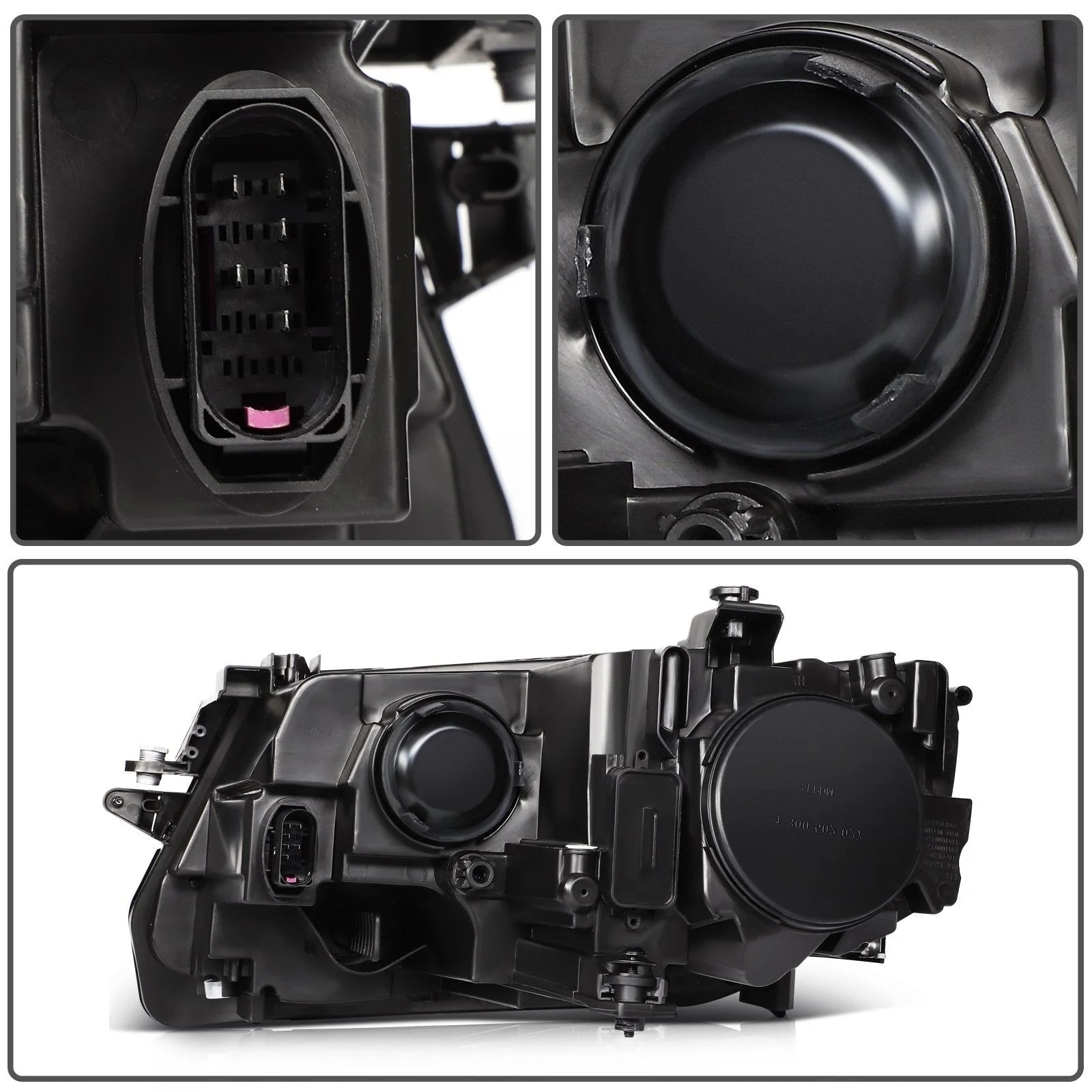 Right Side LED Headlight For 2018-2021 Volkswagen Tiguan 1.4L 2.0L Black 6B93BC-57 [9]