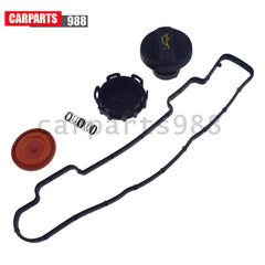 Rocker Cover Oil Filler Cap Seal Kit for Citroen C2 C3 Peugeot 207 307 0248L1 6B93BC-57 [3]