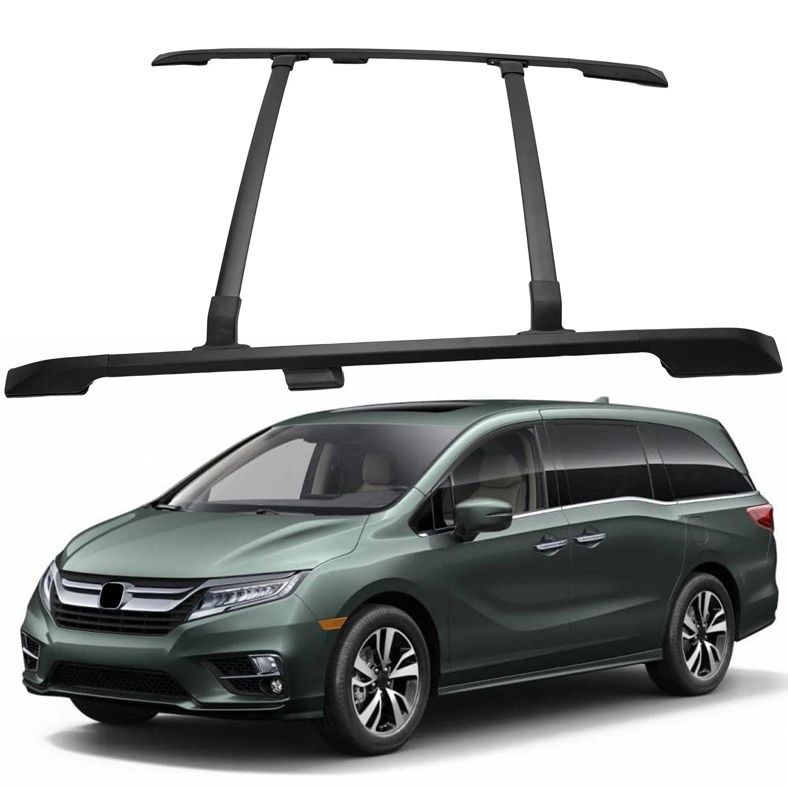 Roof Rack Corss Bar + Side Rail Set For HONDA ODYSSEY 2011-2017 Luggage Carrier 6B93BC-57 [1]