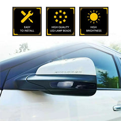 SMOKED FOR SEQUENTIAL EXPLORER LED SIDE 2011-2019 FORD MIRROR TURN SIGNAL LIGHT 6B93BC-57 [2]