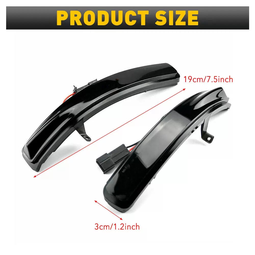 SMOKED FOR SEQUENTIAL EXPLORER LED SIDE 2011-2019 FORD MIRROR TURN SIGNAL LIGHT 6B93BC-57 [7]