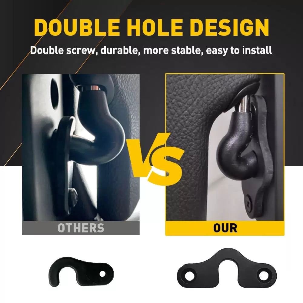 SUN VISOR CLIPS(2) FIT FOT JEEP 2018 ER & JK JL JT GLADIATOR WRANGLER EOA 6B93BC-57 [10]
